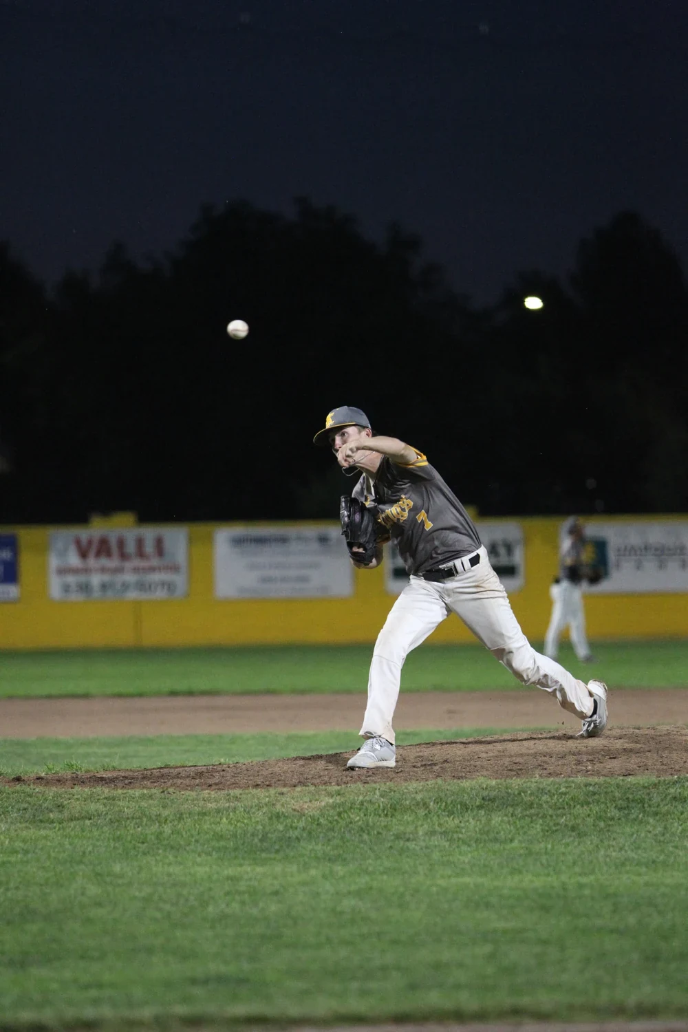 A West Coast Kings pitcher delivering a pitch during a 2026 game in Redding